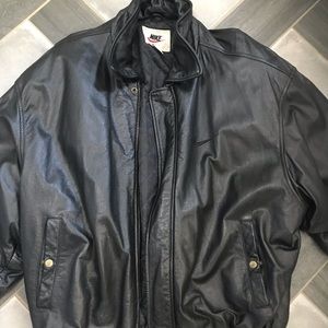 Vintage Nike Leather Jacket